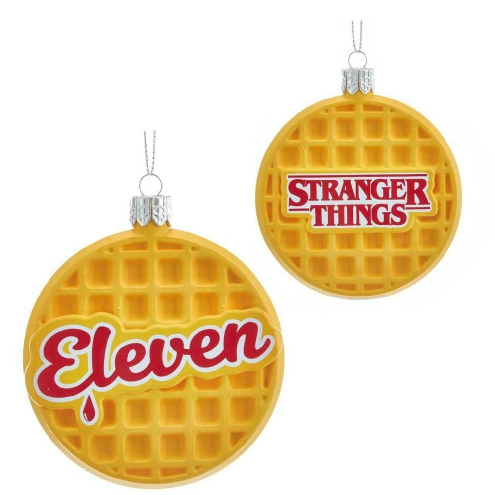 Stranger Things Eleven Waffle Christmas Ornament